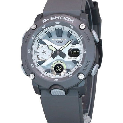 Casio G-Shock Hidden Glow Series Analog Digital Resin Armband Grå Urtavla Quartz GA-2000HD-8A 200M herrklocka