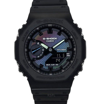 Casio G-Shock Analog Digital Bio-Based Resin Armband Flerfärgad Urtavla Quartz GA-2100RW-1A 200M Herrklocka