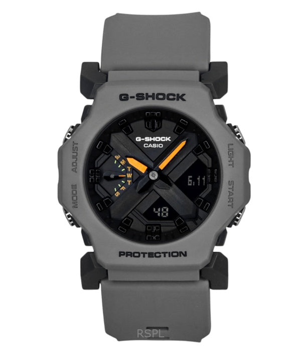 Casio G-Shock analog digital hartsarmband grå urtavla kvarts GA-2300-8A 200M unisexklocka