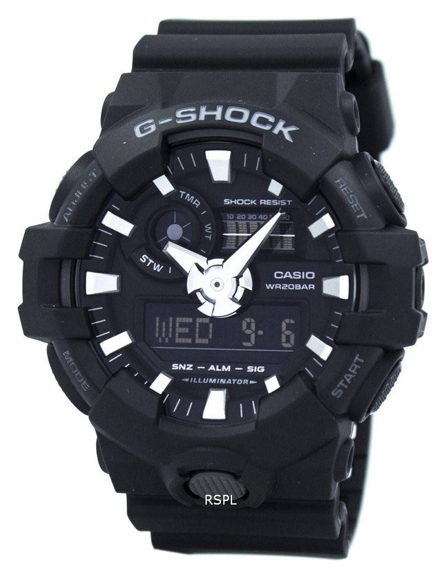 Casio G-Shock Analog Digital 200M GA-700-1B mäns klockor