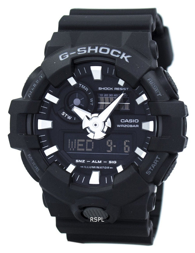 Renoverad Casio G-Shock analog digital GA-700-1B GA700-1B herrklocka