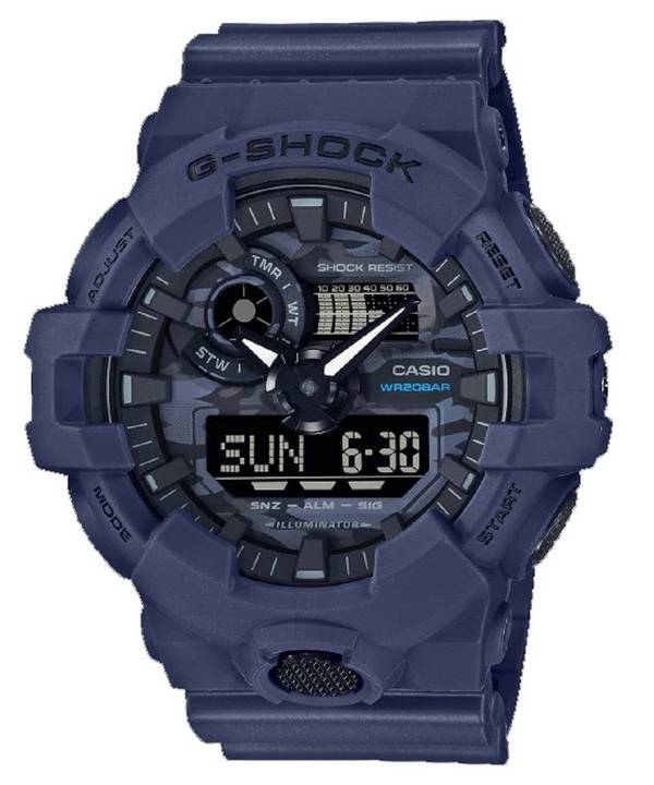 Casio G-Shock Analog Digital Camouflage Urtavla Quartz GA-700CA-2A GA700CA-2 200M herrklocka