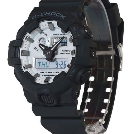 Casio G-Shock Analog Digital Resin Armband Vit Urtavla Quartz GA-700WD-1A 200M herrklocka