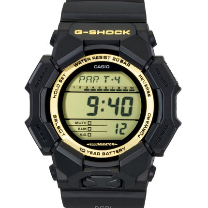 Casio G-Shock biobaserat hartsarmband digitalt kvarts GD-010GB-1A9 200M herrklocka