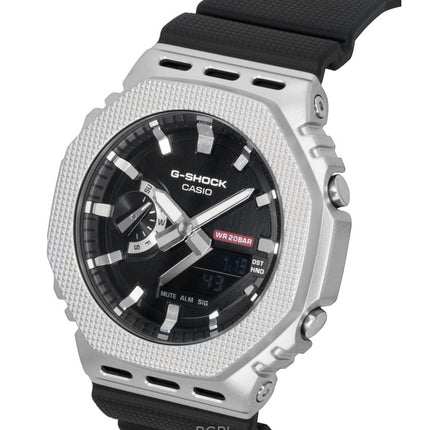 Casio G-Shock G-Steel analog digital biobaserad hartsrem blå urtavla kvarts GM-2100M-1A 200M herrklocka