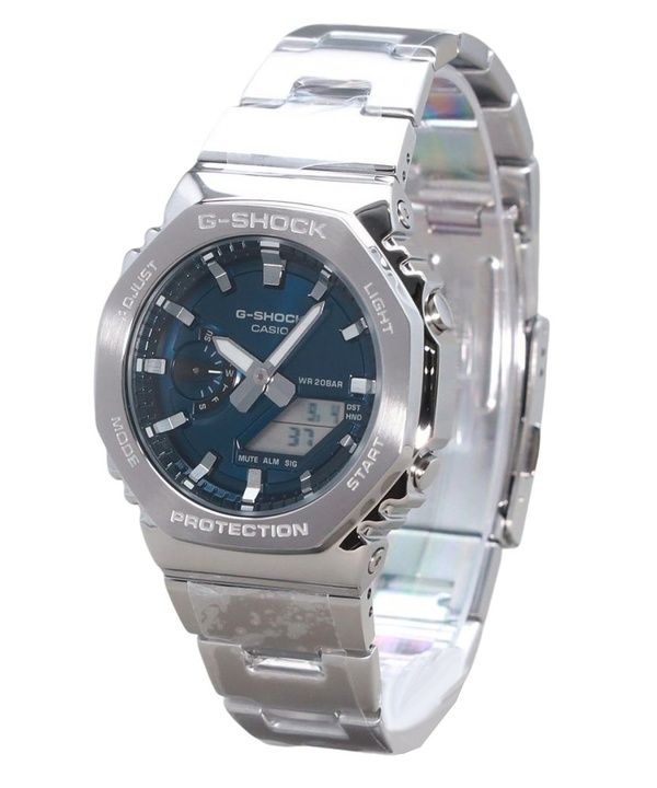 Casio G-Shock G-Steel Analog Digital Blue Dial Quartz GM-2110D-2B 200M herrklocka
