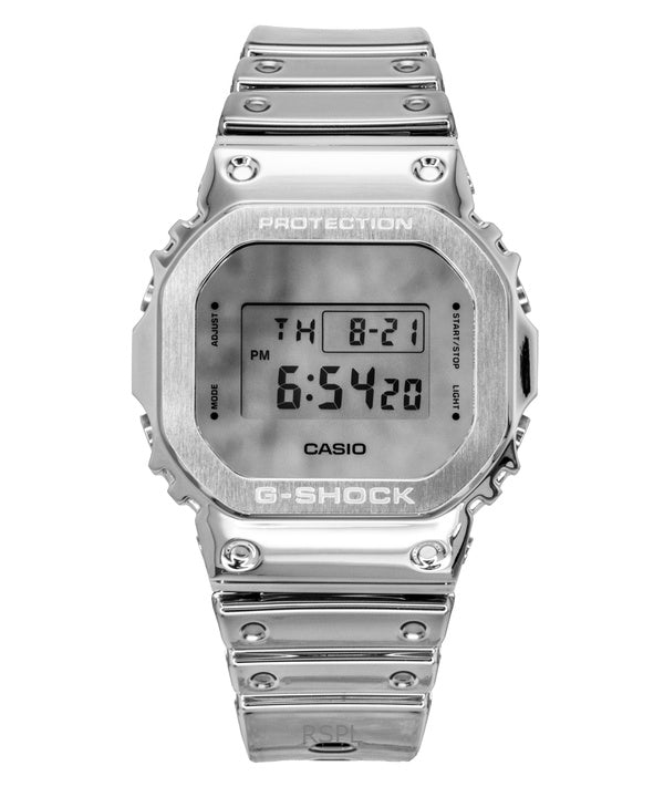 Casio G-Shock G-Steel Fine Metallic Digital Silikonarmband Quartz GM-5600YM-8A8 200M Herrklocka
