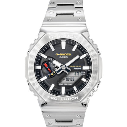 Casio G-Shock Full Metal Analog Digital Smartphone Link Rostfritt Stål Svart Urtavla Solar GM-B2100SD-1C 200M Herrklocka