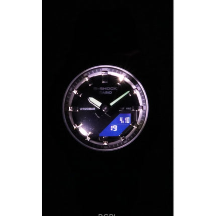 Casio G-Shock analog digital biobaserad hartsrem svart urtavla Quartz GM-S2110B-8A 200M damklocka