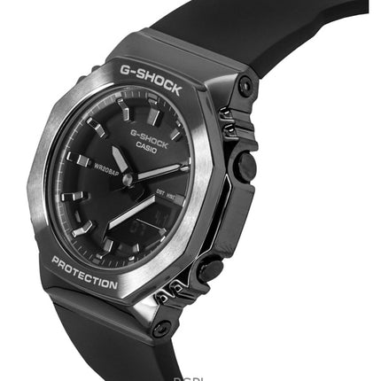 Casio G-Shock analog digital biobaserad hartsrem svart urtavla Quartz GM-S2110B-8A 200M damklocka