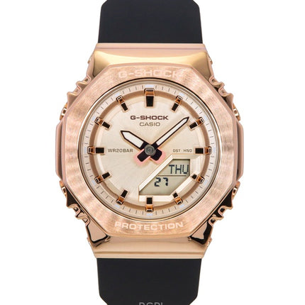 Casio G-Shock Analog Digital Bio-Based Resin Armband Guld Urtavla Quartz GM-S2110PG-1A4 200M Damklocka