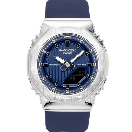 Casio G-Shock Analog Digital Limited Edition Bio-Based Resin Blue Dial Quartz GM-S2110SH-2A 200M Damklocka