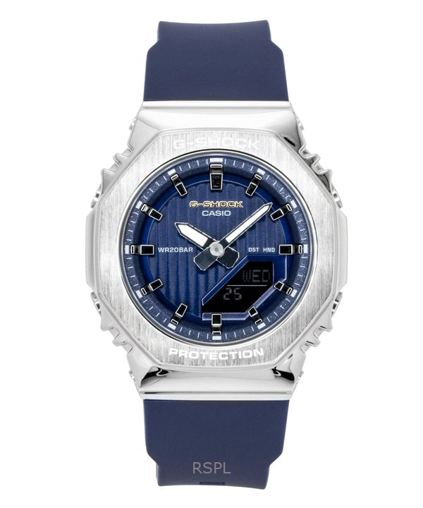 Casio G-Shock Analog Digital Limited Edition Bio-Based Resin Blue Dial Quartz GM-S2110SH-2A 200M Damklocka