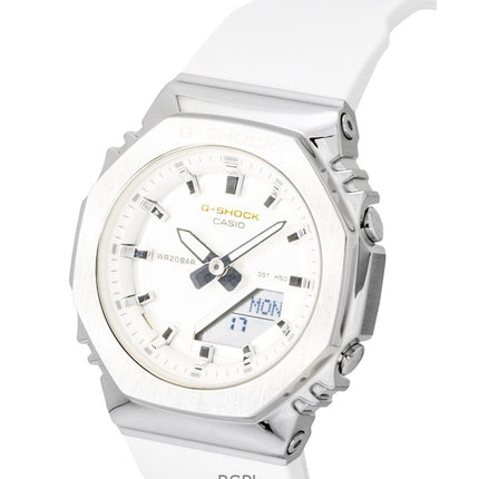Casio G-Shock Analog Digital Limited Edition Bio-Based Resin Strap Vit Urtavla Quartz GM-S2110SH-7A 200M Damklocka