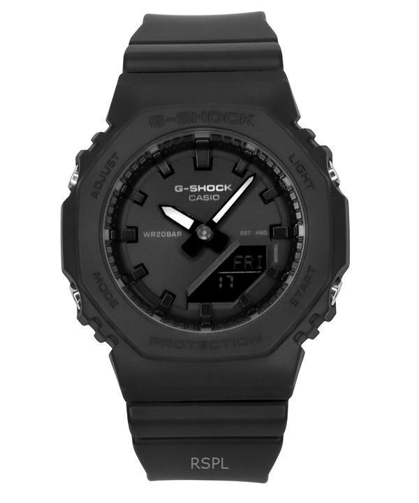 Casio G-Shock Analog Digital Bio-Based Resin Black Dial Quartz GMA-P2100BB-1A 200M Damklocka