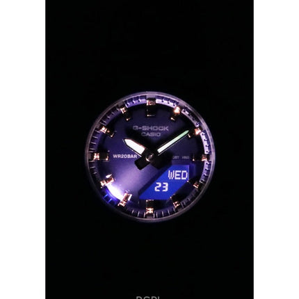 Casio G-Shock analog digital hartsrem blå urtavla kvarts GMA-P2100M-2A 200M damklocka