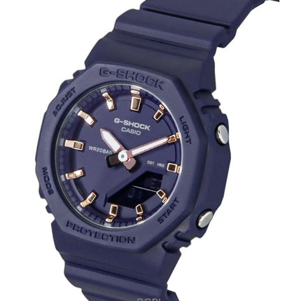 Casio G-Shock analog digital hartsrem blå urtavla kvarts GMA-P2100M-2A 200M damklocka