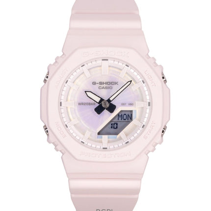 Casio G-Shock analog digital hartsrem polariserad rosa urtavla kvarts GMA-P2100PC-4A 200M damklocka