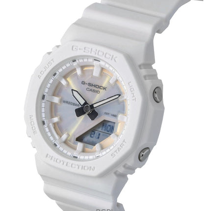 Casio G-Shock analog digital hartsrem polariserad vit urtavla kvarts GMA-P2100PC-7A 200M damklocka