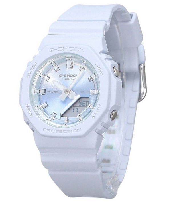 Casio G-Shock Analog Digital Sunset Glow Series Bio Based Resin Lilac Dial Quartz GMA-P2100SG-2A 200M Damklocka