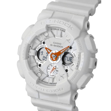 Casio G-Shock analog digital biobaserad harts vit urtavla kvarts GMA-S120SA-7A1 200M damklocka