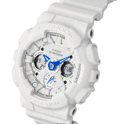 Casio G-Shock analog digital biobaserad harts vit urtavla kvarts GMA-S120SA-7A2 200M damklocka