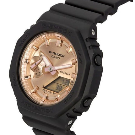 Casio G-Shock Analog Digital Resin Armband Rose Gold Urtavla Quartz GMA-S2100MD-1A 200M Damklocka