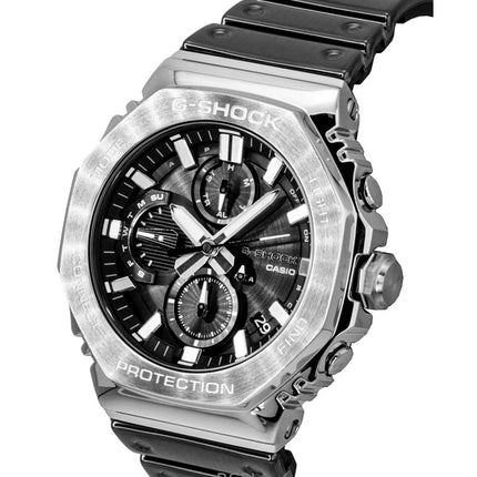 Casio G-Shock Full Metal Smartphone Link Silikonarmband Analog Svart Urtavla Solar GMC-B2100Y-1A 200M Herrklocka