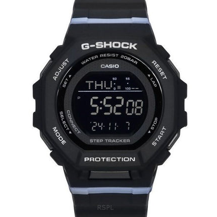 Casio G-Shock G-Squad Digital Smartphone Link Bio-Based Resin Armband Quartz GMD-B300-1 200M Damklocka
