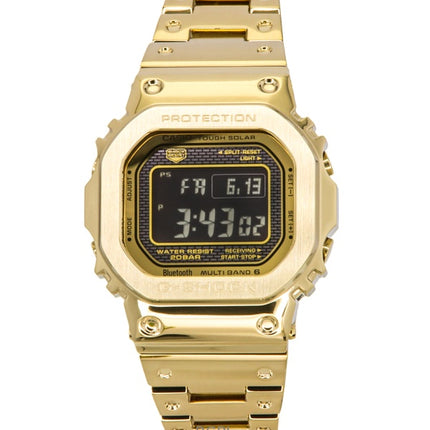 Casio G-Shock Full Metal Digital Smartphone Link Rostfritt Stål Solar GMW-B5000GD-9 200M Herrklocka