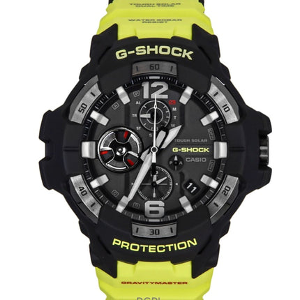 Casio G-Shock Master of G-Air Gravitymaster analog smartphone-länk svart urtavla solcellsdriven GR-B300RY-1A9 200M herrklocka