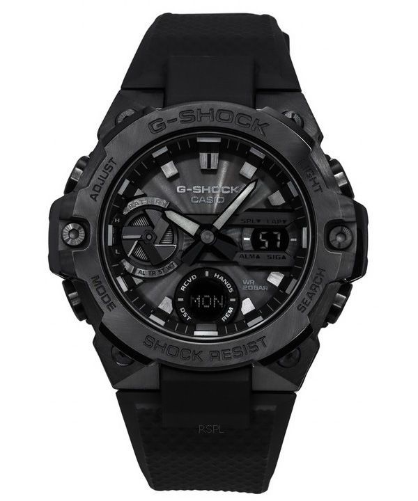 Casio G-Shock G-Steel Svart Mobillänk Analog Digital Tough Solar GST-B400BB-1A 200M herrklocka