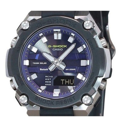 Casio G-Shock G-Steel Analog Digital Smartphone Link Bluetooth Blue Dial Solar GST-B600A-1A6 200M herrklocka