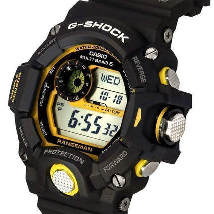 Casio G-Shock Master Of G-Land Rangeman Digital Black Resin Strap Solar GW-9400Y-1 200M herrklocka