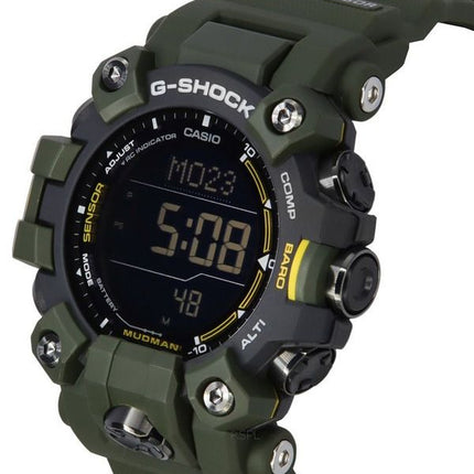 Casio G-Shock Mudman Master Of G-Land Digital Green Resin Strap Solar GW-9500-3 200M herrklocka