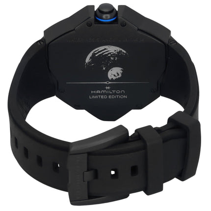 Hamilton Ventura Edge Dune Limited Edition gummiband svart urtavla kvarts H24624330 100M herrklocka