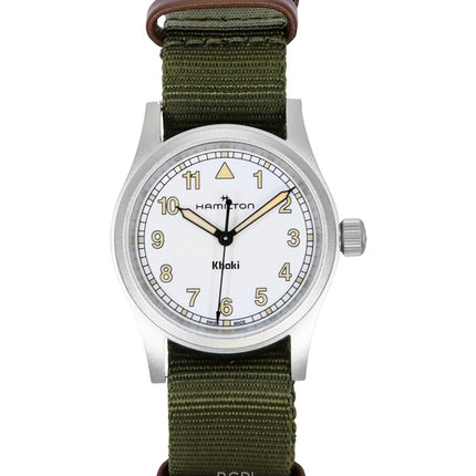 Hamilton Khaki Field Textilband White Dial Quartz H69301910 Unisexklocka