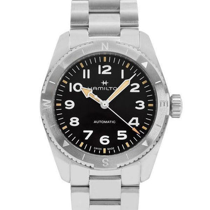 Hamilton Khaki Field Expedition Rostfritt stål Svart Urtavla Automatisk H70225130 100M herrklocka