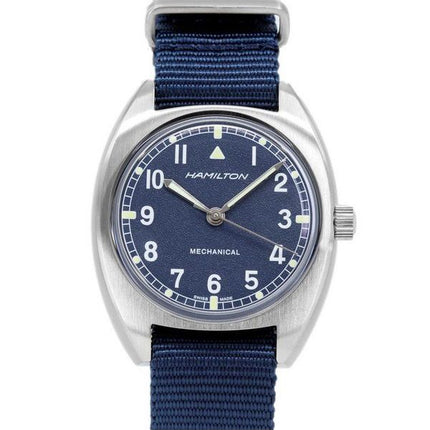 Hamilton Khaki Aviation Pilot Pioneer Blue Dial Mechanical H76419941 100M herrklocka