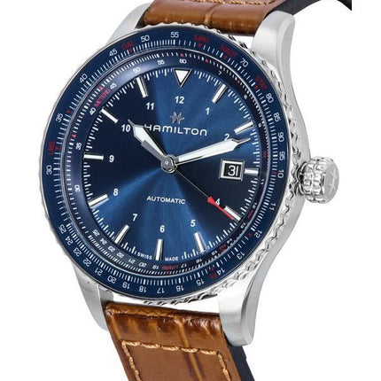 Hamilton Khaki Aviation Converter Blue Dial Automatic H76645540 100M herrklocka