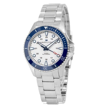 Hamilton Khaki Navy Scuba Rostfritt stål Silver Urtavla Automatisk dykare H82505150 300M herrklocka