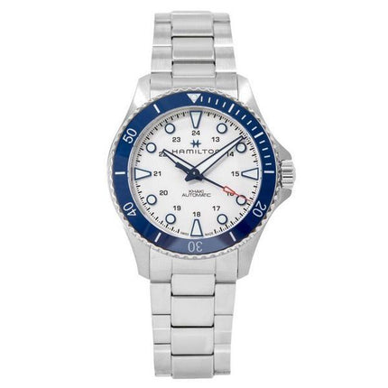 Hamilton Khaki Navy Scuba Rostfritt stål Silver Urtavla Automatisk dykare H82505150 300M herrklocka