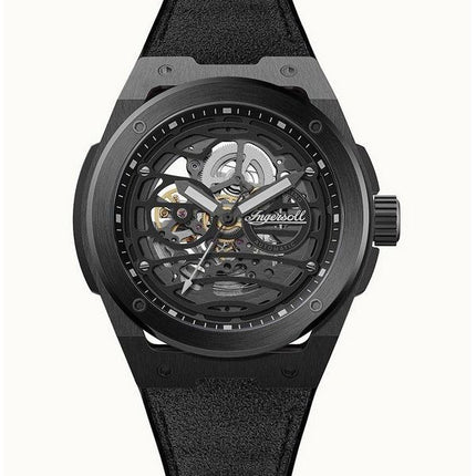 Ingersoll The Springfield Black Skeleton Dial Automatic I15201 Herrklocka