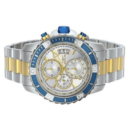Invicta Pro Diver Chronograph Two Tone Rostfritt Stål Silver Urtavla Quartz 23994 100M Herrklocka