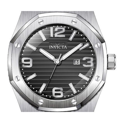 Invicta Huracan Silikonrem Svart Urtavla Quartz 45772 100M herrklocka