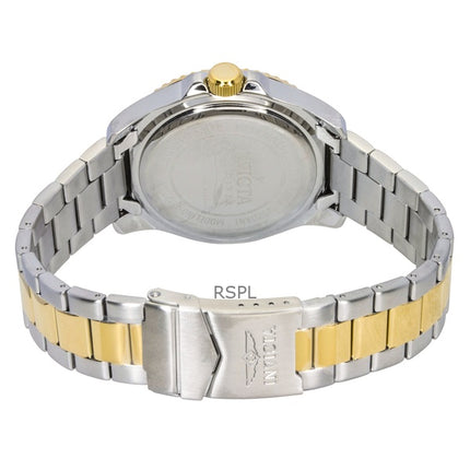 Invicta Pro Diver tvåfärgad rostfritt stål vit urtavla kvarts 47127 herrklocka