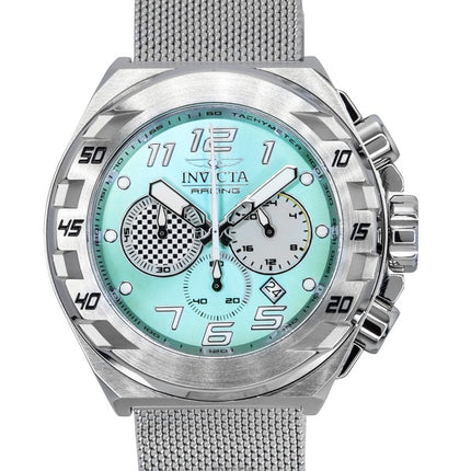 Invicta Racing Rostfritt Stål Turkos Urtavla Quartz 47202 Herrklocka
