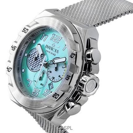 Invicta Racing Rostfritt Stål Turkos Urtavla Quartz 47202 Herrklocka