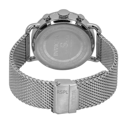 Invicta Speedway kronograf rostfritt stål blå urtavla kvarts 47359 herrklocka