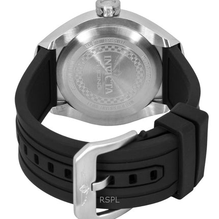 Invicta Racing Silikonarmband Silverfärgad Urtavla Quartz 47726 Herrklocka